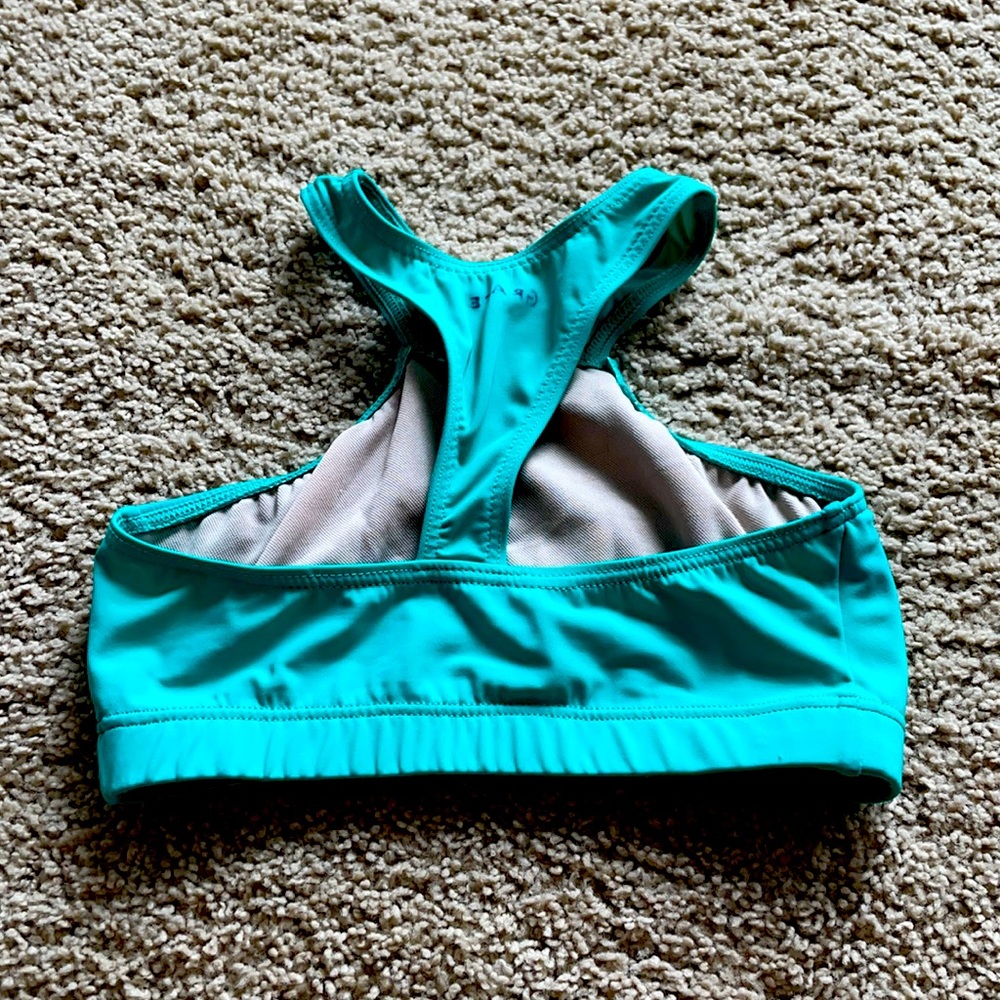 Teal IC dance sports bra